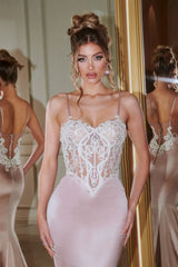 Portia and Scarlett: Enchanting Corseted Mermaid Gown for Unforgettable Occasions