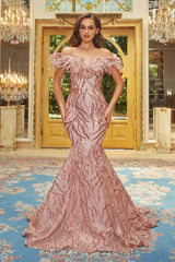 Captivating Mermaid Elegance: Portia and Scarlett's Enchanting Gown