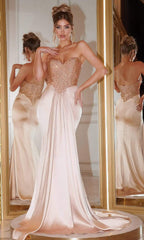 **Portia and Scarlett: Embroidered Beaded Bodice Maxi Dress - The Epitome of Elegance**