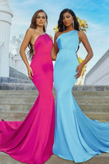 Enchanting Portia and Scarlett Gown: Captivating Curves, Asymmetric Grace