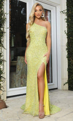 Enchanting Elegance: Shimmer in Portia and Scarlett's Dazzling Gown