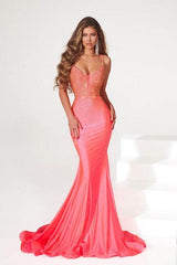 **Portia and Scarlett's Enchanting Jewel-Embellished Mermaid Dress for Unforgettable Occasions**