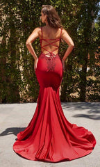 Enchanting Portia and Scarlett Gown: A Trumpet Silhouette of Radiance and Grace
