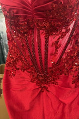 Beaded Taffeta Sleeveless Gown by Ladivine CM372 - Long Formal Dresses