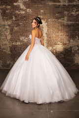 Bridal Gown Sweetheart Corset Back Sweet 16 Dress By Layla K LK243 - Dress