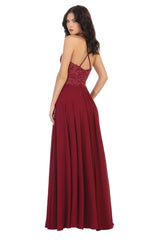 Classy Bridesmaid Long Dress