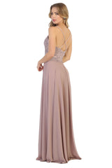 Classy Bridesmaid Long Dress