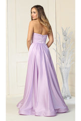 Classy Bridesmaid Satin Dress