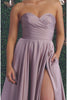 Classy Bridesmaid Satin Dress