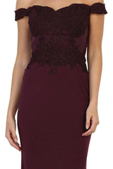 Elegant Form Fitting Evening Dress