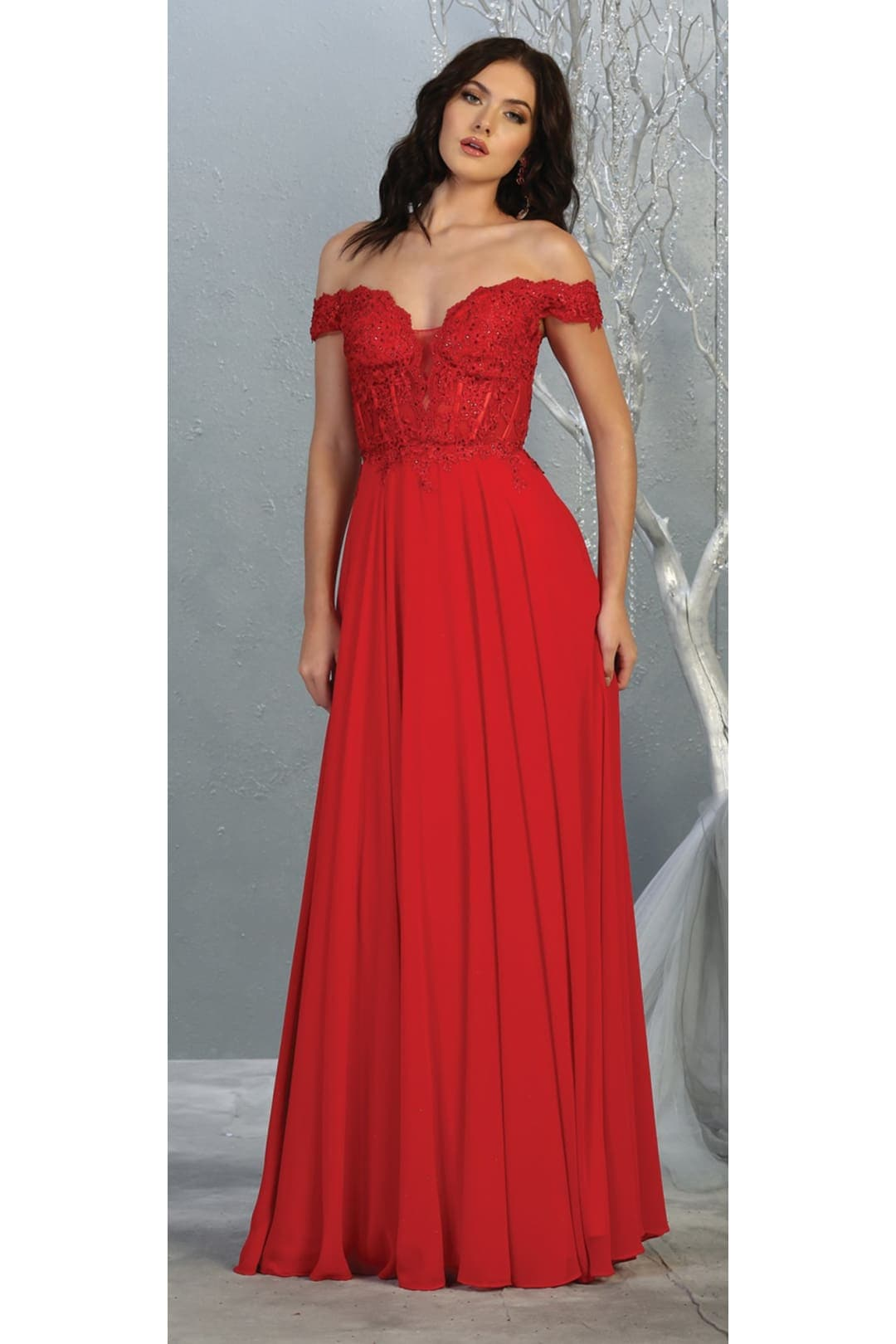 Valentine’s Day Dress in Red Cute Vday Outfit & Plus Size by MQ1714 - Dress