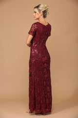 Eva USA 3456 Mother of the Bride Long Formal Evening Dress - Mother of the Bride Dress