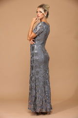 Eva USA 3456 Mother of the Bride Long Formal Evening Dress - Mother of the Bride Dress