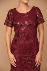 Eva USA 3456 Mother of the Bride Long Formal Evening Dress - Mother of the Bride Dress