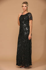 Eva USA 3456 Mother of the Bride Long Formal Evening Dress - Mother of the Bride Dress