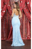 Prom Embroidered Evening Gown - Dress