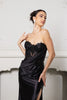 Evening Dress Sweetheart High Side Slit Gala Gown By May Queen MQ2152 - Dress