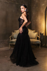 Evening Gown Strapless Sweetheart Neck Formal Dress By May Queen MQ2131 - Dress