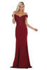 Fitted Evening Gown Mermaid Long Formal Prom Dress by May Queen MQ1675 - Dress