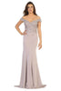 Fitted Evening Gown Mermaid Long Formal Prom Dress by May Queen MQ1675 - Dress