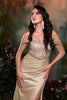 Formal Dress High Slit Ruched Evening Gown By May Queen MQ2115 - Dress