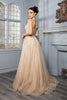 Formal Dress Plunging V-Neck A-Line Prom Gown By May Queen MQ2165 - Dress