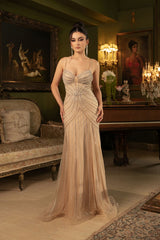 Formal Dress Sleeveless Mid Open Back Prom Gown By Royal Queen RQ8164 - Dress