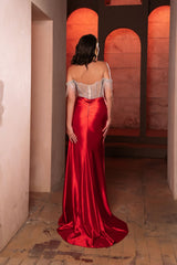 Formal Dress Sweetheart Off The Shoulder Sheath Gown By RQ8159 - Dress