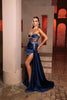 Formal Evening Dress Sweetheart Sleeveless Sheath By May Queen MQ2110 - Dress