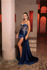 Formal Evening Dress Sweetheart Sleeveless Sheath By May Queen MQ2110 - Dress