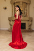 Formal Evening Gown With High Split Strapless Mermaid Prom Dress By May Queen MQ2109 - Dress