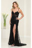 Gala Dress Sweetheart High Slit Evening Gown By Royal Queen RQ8114 - Dress