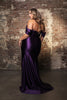 Gala Night Dress Off Shoulder Sheath Formal Dress By May Queen MQ2138 - Dress