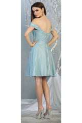 Graduation Short Metallic Dress