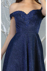 Graduation Short Metallic Dress