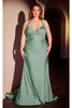 Ladivine CD796C Dress - DARK SAGE / 18
