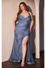 Ladivine CD796C Dress - Dusty-Blue / 18