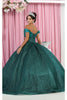 Layla K LK154 Off Shoulder Floral Applique Quinceanera Ball Gown