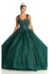 Glitter Quince Dress - HUNTER GREEN / 4
