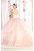 Layla K LK177 Strapless Sweetheart Floral Applique Ball Gown