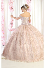 Layla K LK183 Sweetheart Glitter Ball Gown