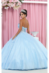 Sleeveless Quinceañera Ball Gown