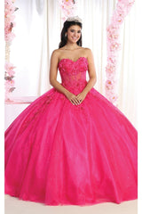 Sleeveless Quinceañera Ball Gown