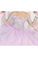 Layla K LK189 Off Shoulder Ball Quince Gown