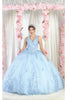 May Queen LK195 Embellished Sleeveles Ball Gown