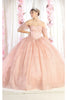Layla K LK209 Glitter Corset Bone Quinceanera Dress