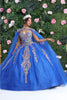 Layla K LK230 Sweetheart Glitter Tulle Quinceanera Long Gown - Dress