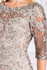 Long Evening Dress Strapless Sheath Gown By Amelia Couture 7045 - Dress