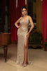 Long Prom Dress Strapless Beaded Evening Gown By Royal Queen RQ8163 - Dress