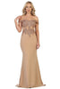 Elegant Form Fitting Evening Dress